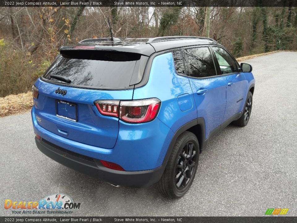 2022 Jeep Compass Altitude Laser Blue Pearl / Black Photo #6