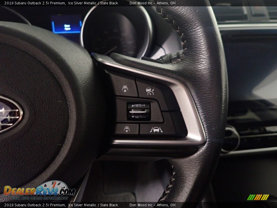 2019 Subaru Outback 2.5i Premium Ice Silver Metallic / Slate Black Photo #27