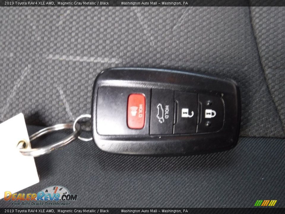 2019 Toyota RAV4 XLE AWD Magnetic Gray Metallic / Black Photo #33