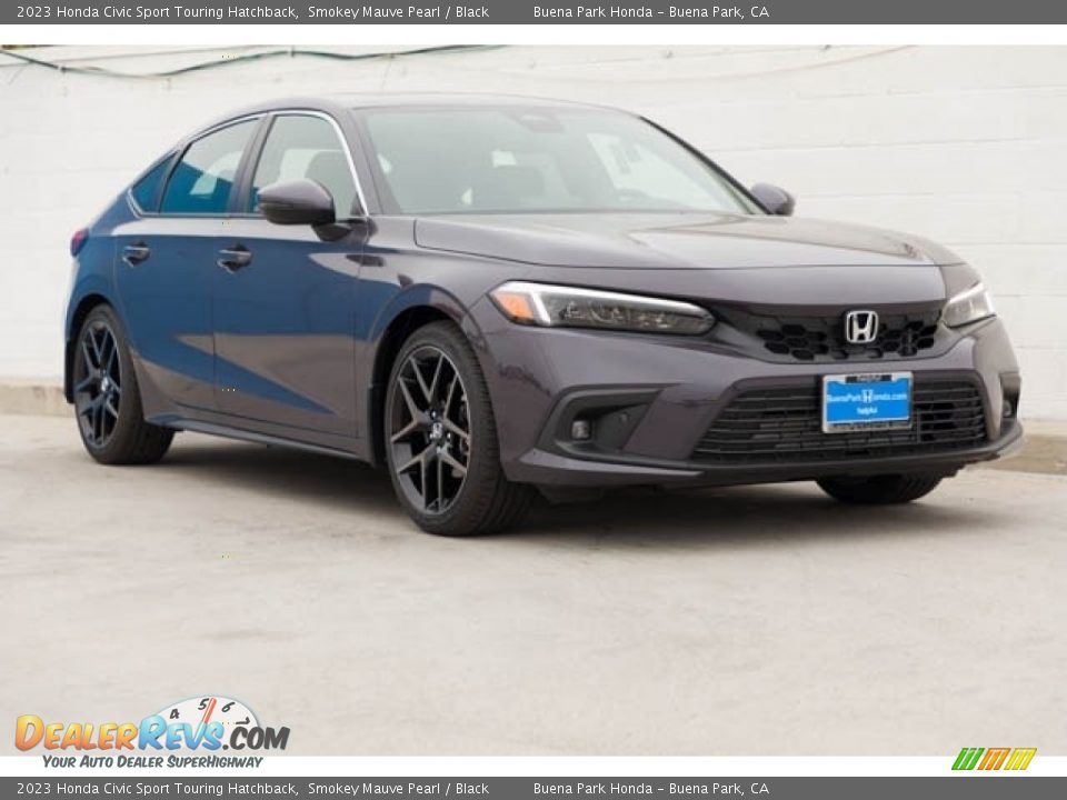 Front 3/4 View of 2023 Honda Civic Sport Touring Hatchback Photo #1