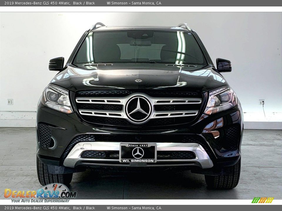 2019 Mercedes-Benz GLS 450 4Matic Black / Black Photo #2