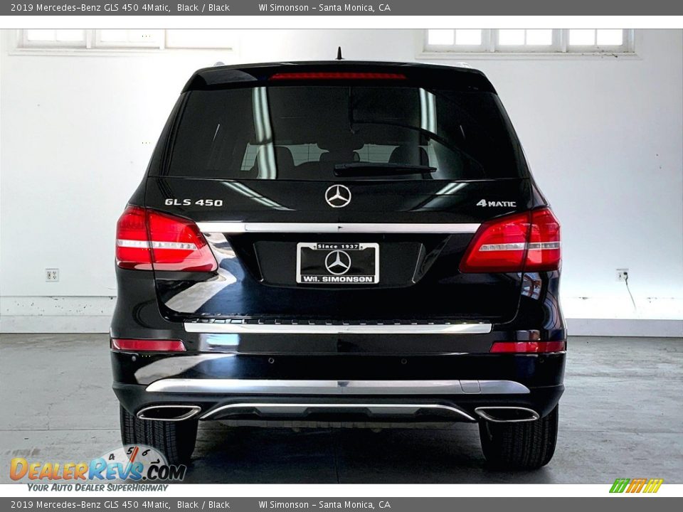 2019 Mercedes-Benz GLS 450 4Matic Black / Black Photo #3