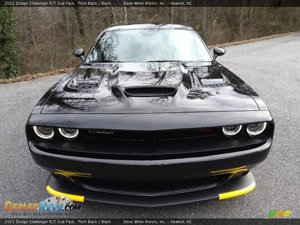 2022 Dodge Challenger R/T Scat Pack Pitch Black / Black Photo #3