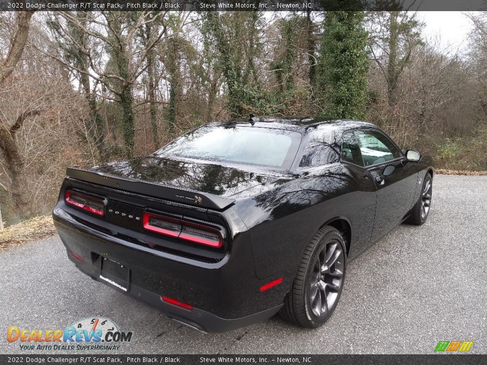 2022 Dodge Challenger R/T Scat Pack Pitch Black / Black Photo #6