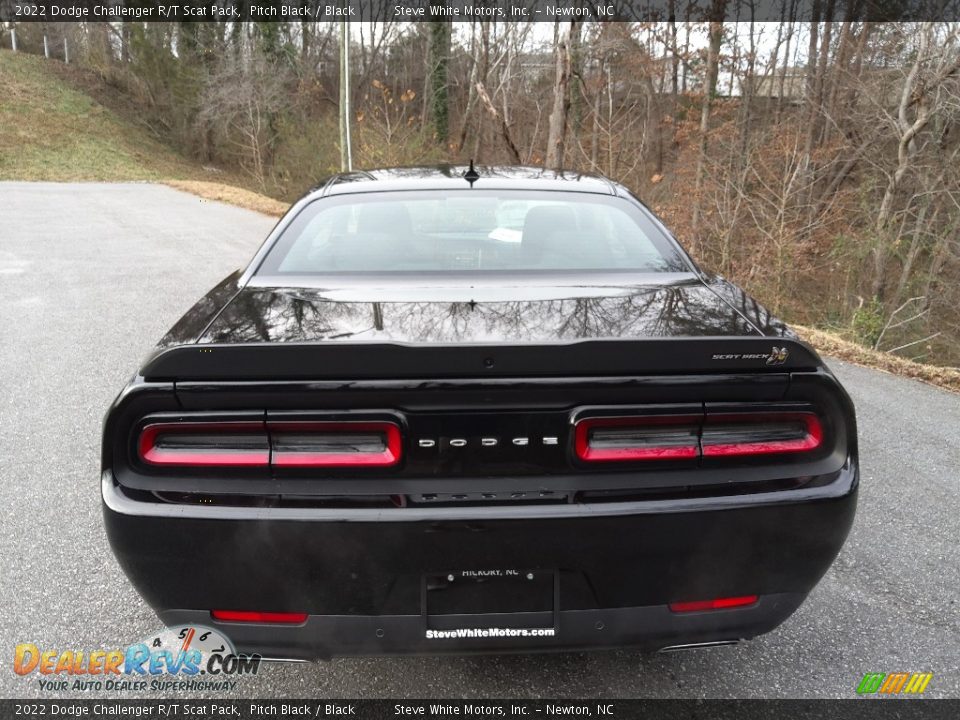 2022 Dodge Challenger R/T Scat Pack Pitch Black / Black Photo #7