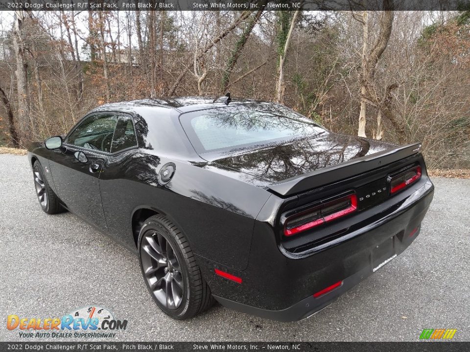 2022 Dodge Challenger R/T Scat Pack Pitch Black / Black Photo #8