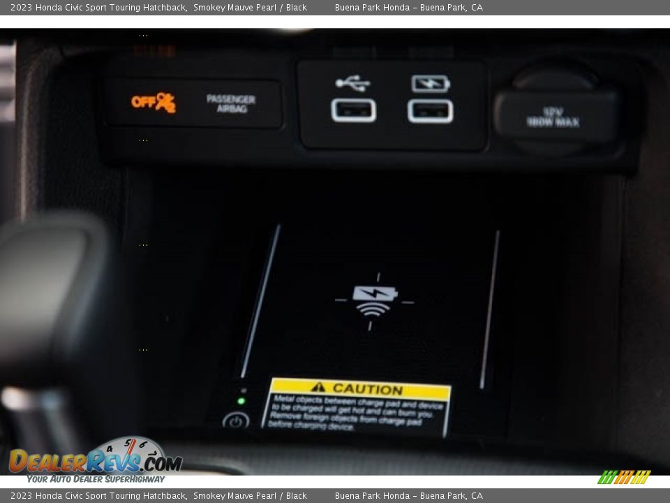 2023 Honda Civic Sport Touring Hatchback Smokey Mauve Pearl / Black Photo #23
