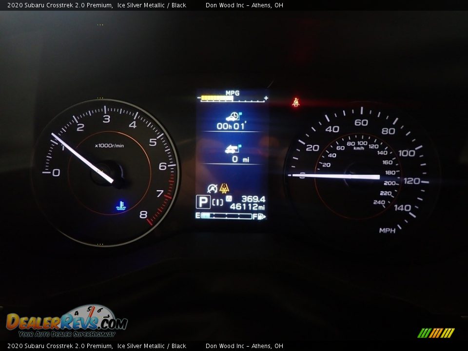 2020 Subaru Crosstrek 2.0 Premium Ice Silver Metallic / Black Photo #24