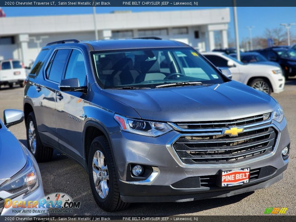 2020 Chevrolet Traverse LT Satin Steel Metallic / Jet Black Photo #3