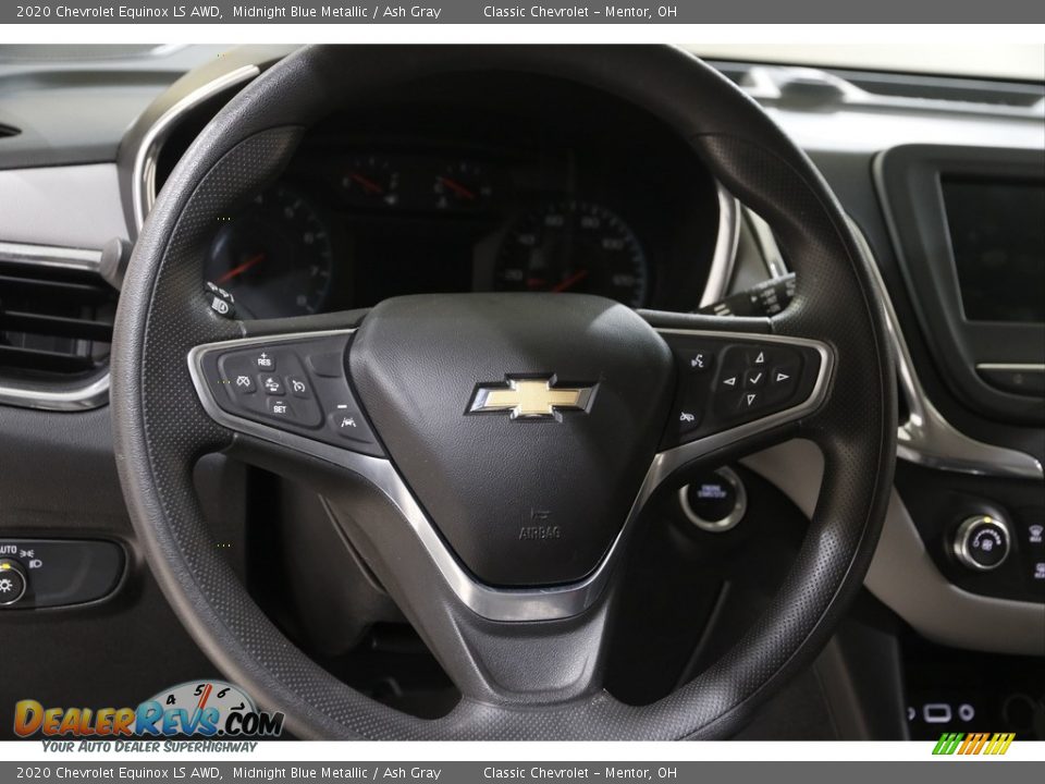 2020 Chevrolet Equinox LS AWD Midnight Blue Metallic / Ash Gray Photo #7