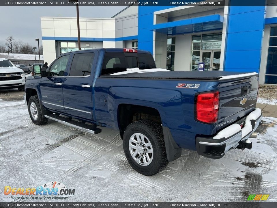 Deep Ocean Blue Metallic 2017 Chevrolet Silverado 3500HD LTZ Crew Cab 4x4 Photo #2