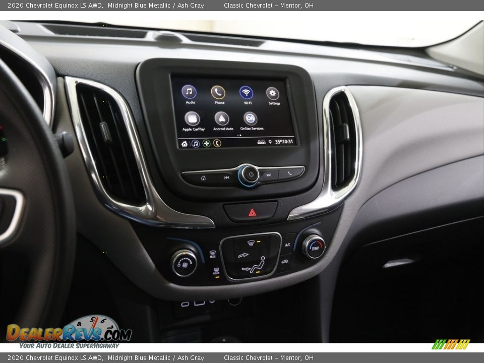 2020 Chevrolet Equinox LS AWD Midnight Blue Metallic / Ash Gray Photo #9