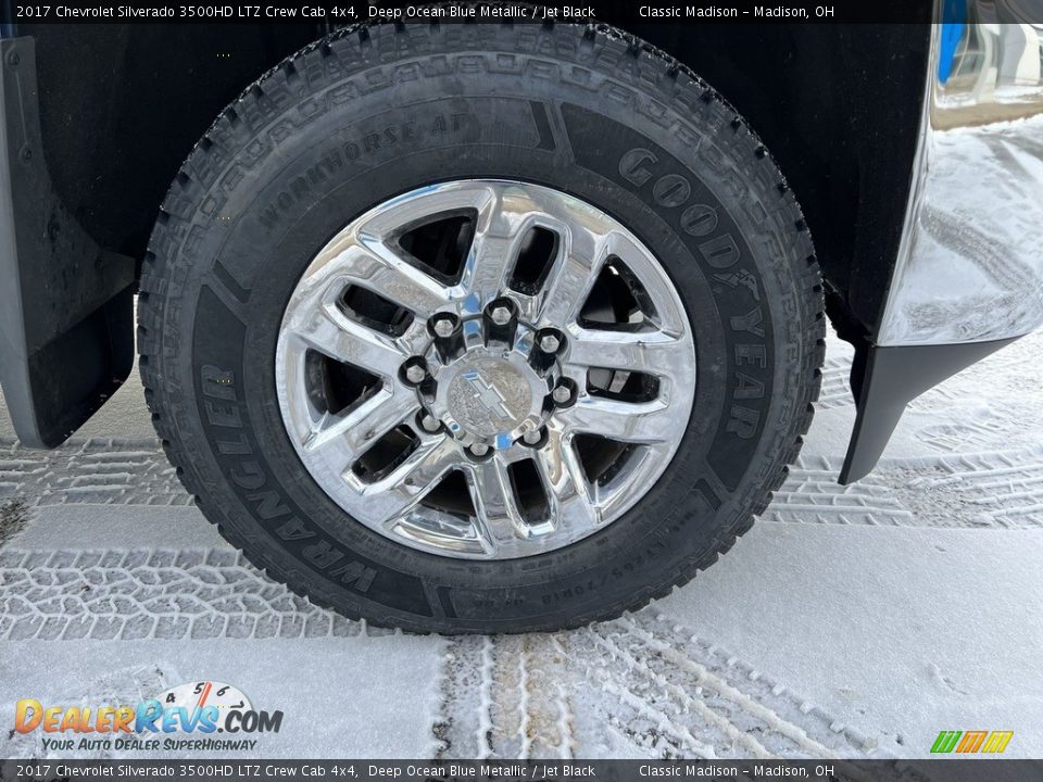 2017 Chevrolet Silverado 3500HD LTZ Crew Cab 4x4 Deep Ocean Blue Metallic / Jet Black Photo #5