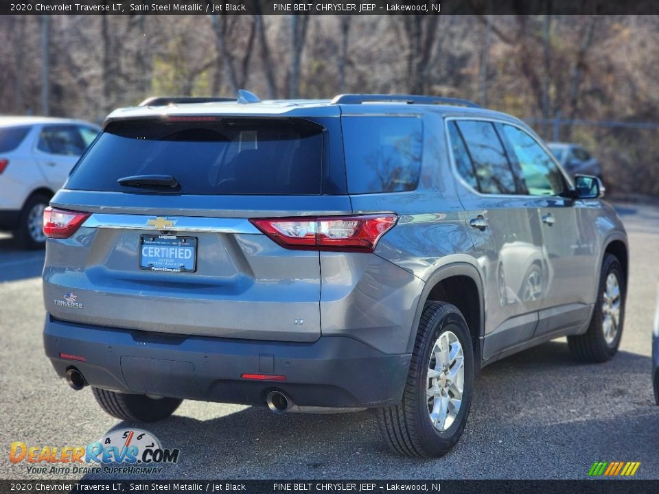 2020 Chevrolet Traverse LT Satin Steel Metallic / Jet Black Photo #8