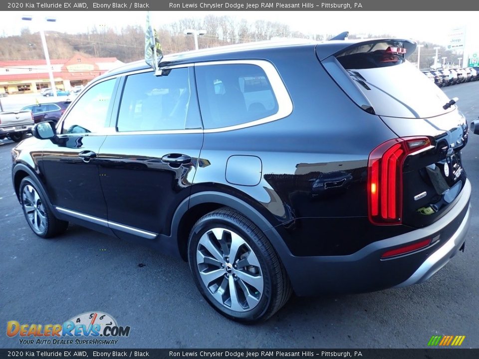 2020 Kia Telluride EX AWD Ebony Black / Black Photo #3