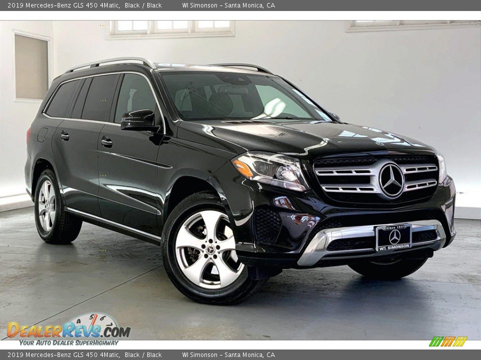 2019 Mercedes-Benz GLS 450 4Matic Black / Black Photo #34