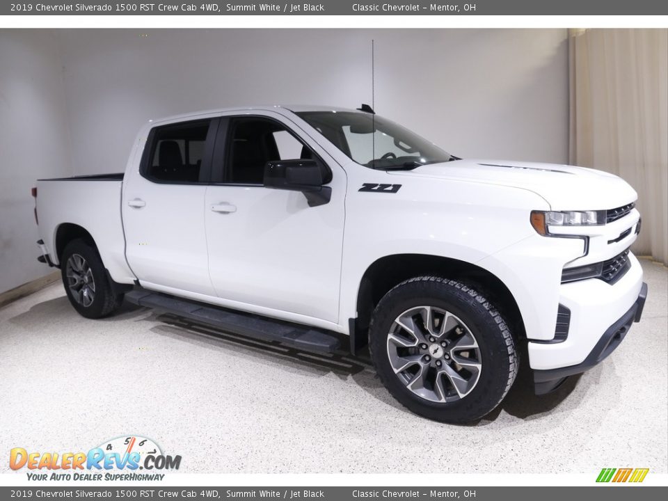 2019 Chevrolet Silverado 1500 RST Crew Cab 4WD Summit White / Jet Black Photo #1