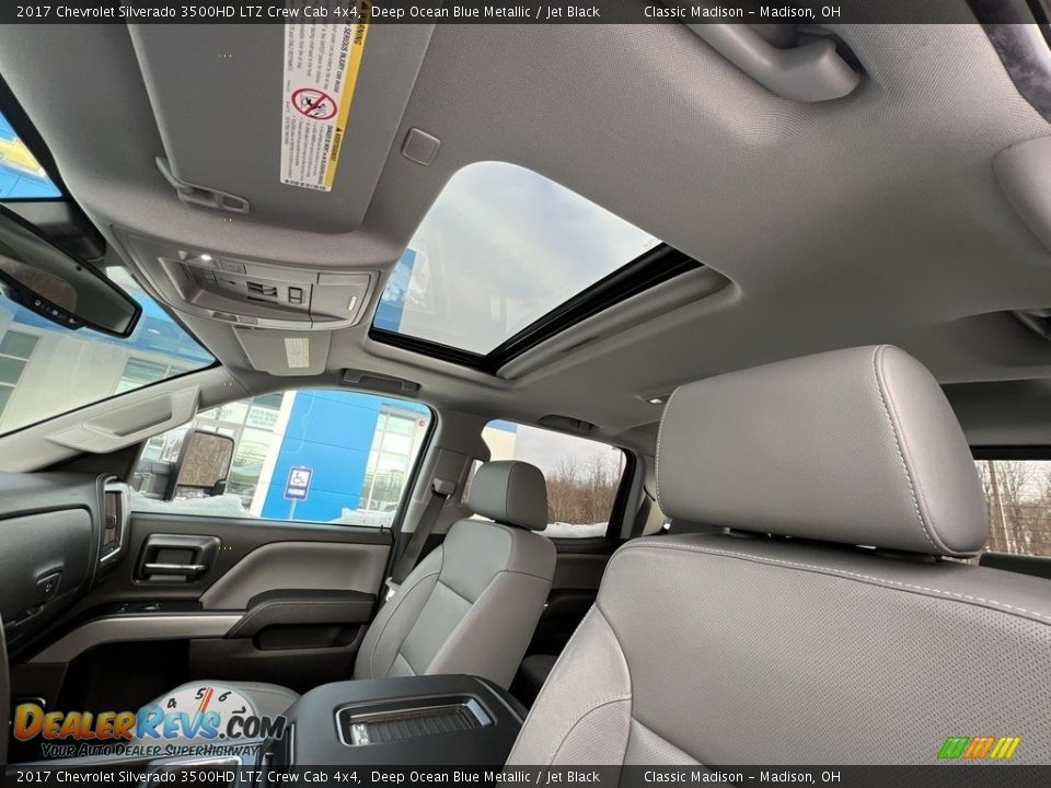 Sunroof of 2017 Chevrolet Silverado 3500HD LTZ Crew Cab 4x4 Photo #15