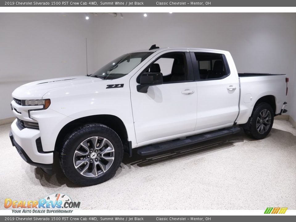 2019 Chevrolet Silverado 1500 RST Crew Cab 4WD Summit White / Jet Black Photo #3