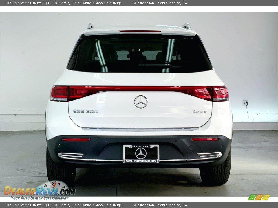 2023 Mercedes-Benz EQB 300 4Matic Polar White / Macchiato Beige Photo #3