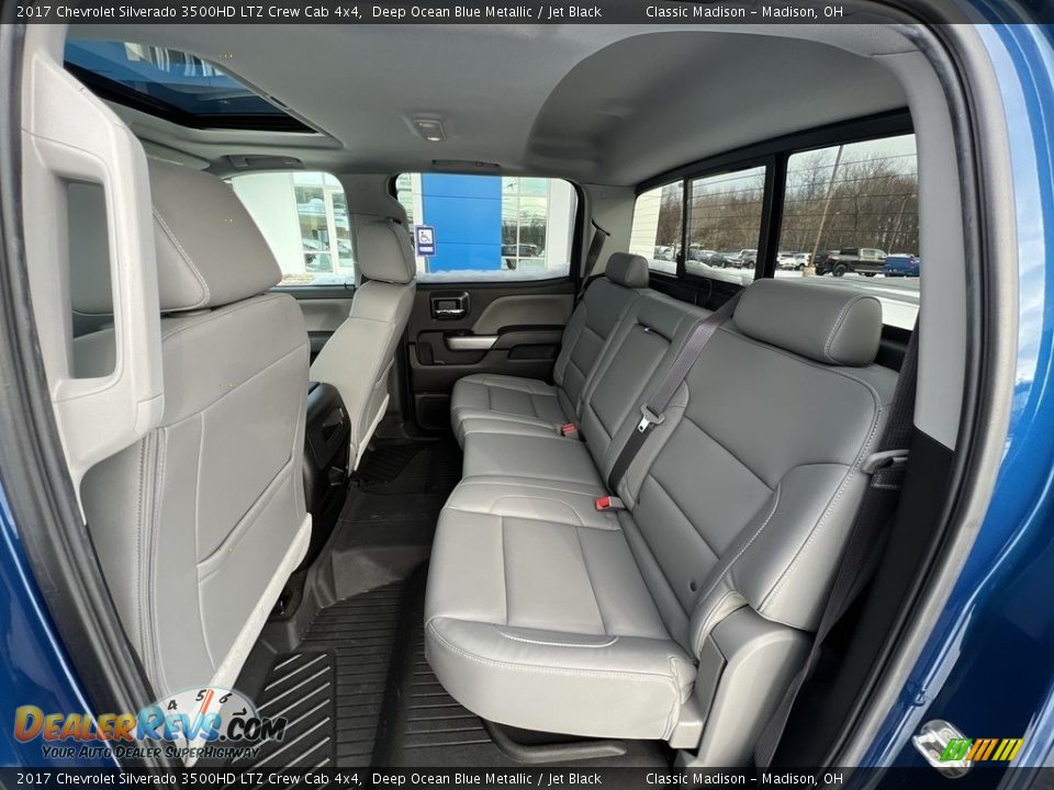Rear Seat of 2017 Chevrolet Silverado 3500HD LTZ Crew Cab 4x4 Photo #16