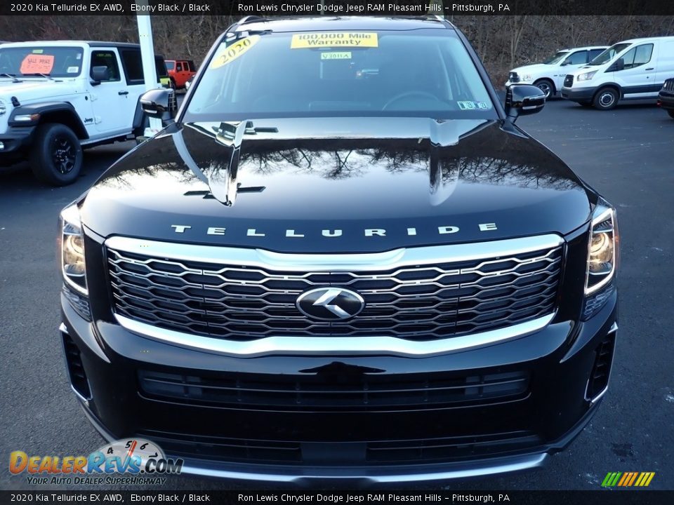 2020 Kia Telluride EX AWD Ebony Black / Black Photo #9