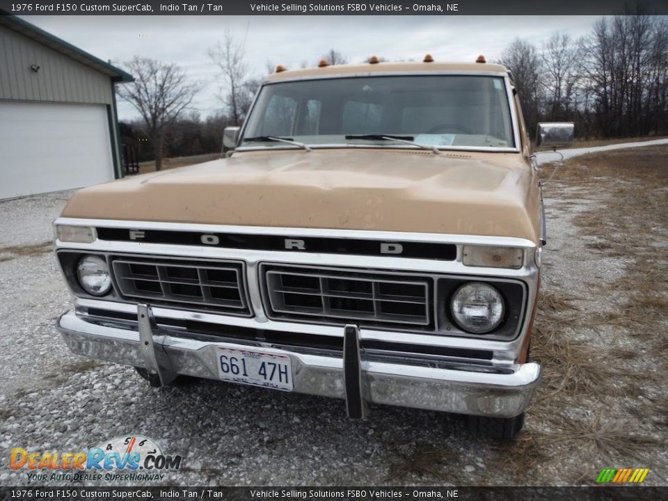 1976 Ford F150 Custom SuperCab Indio Tan / Tan Photo #7