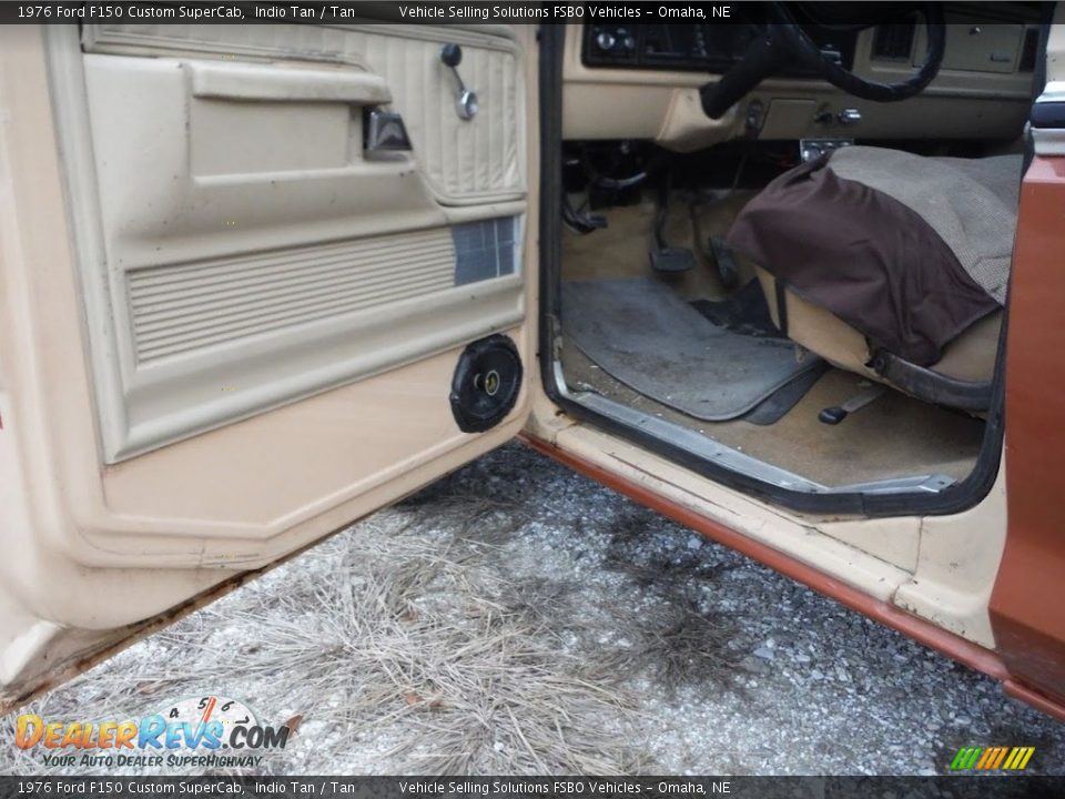 1976 Ford F150 Custom SuperCab Indio Tan / Tan Photo #11