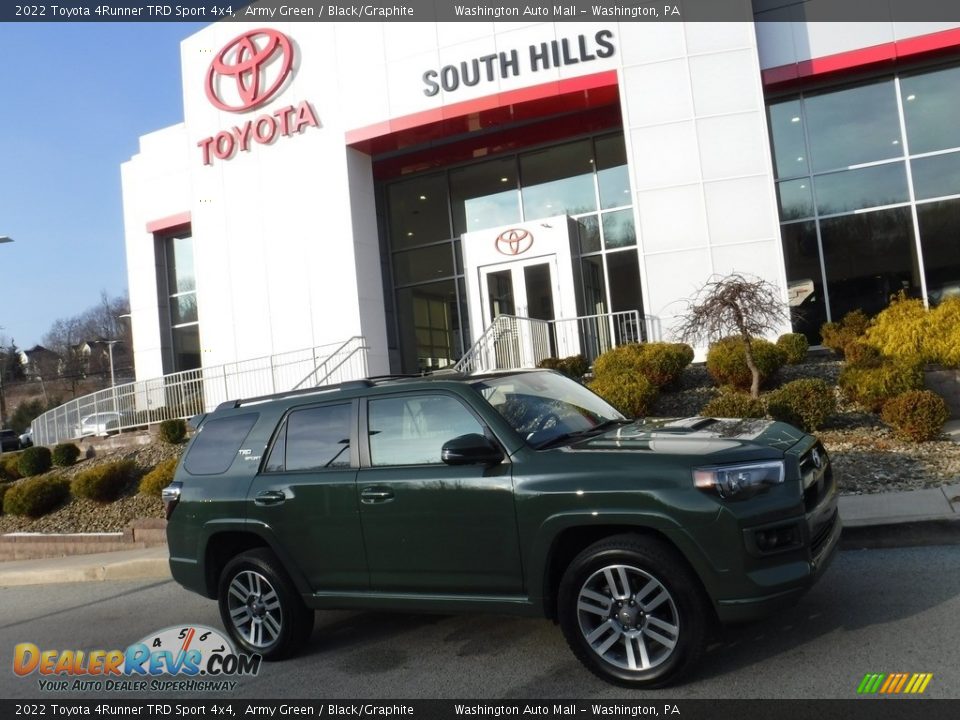 2022 Toyota 4Runner TRD Sport 4x4 Army Green / Black/Graphite Photo #2