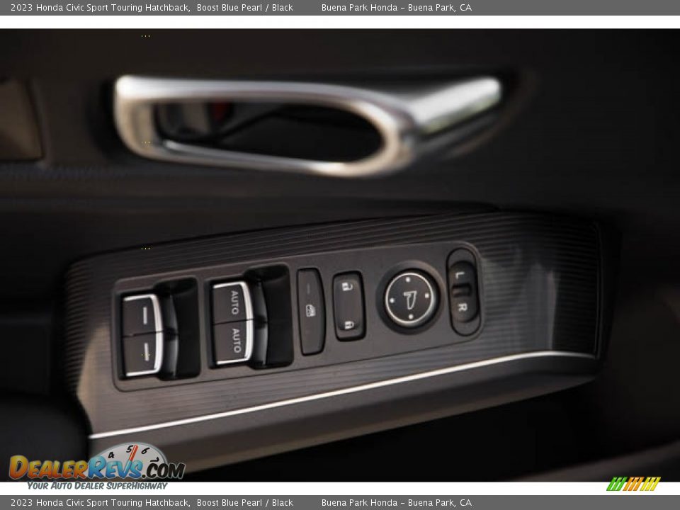 2023 Honda Civic Sport Touring Hatchback Boost Blue Pearl / Black Photo #35