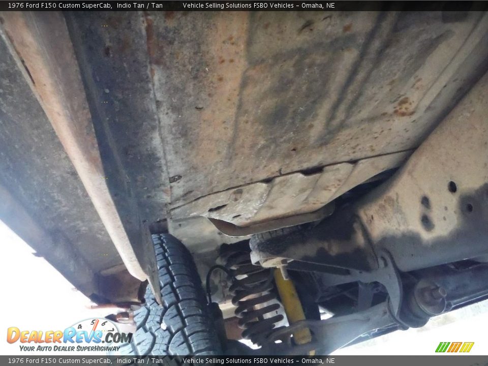Undercarriage of 1976 Ford F150 Custom SuperCab Photo #32