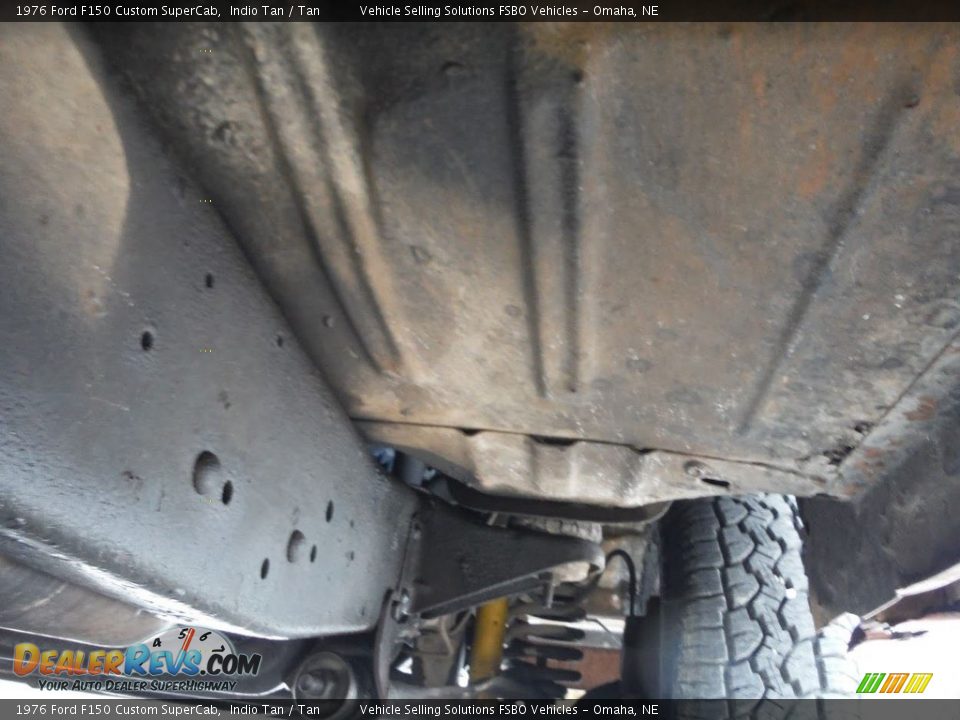 Undercarriage of 1976 Ford F150 Custom SuperCab Photo #35