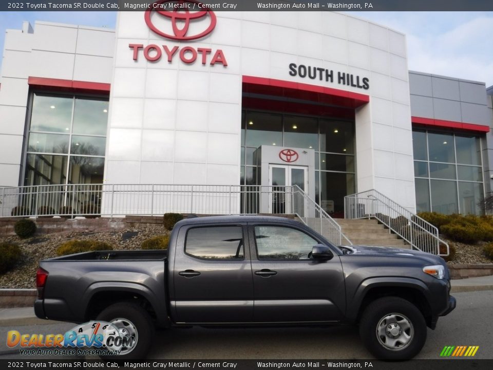 2022 Toyota Tacoma SR Double Cab Magnetic Gray Metallic / Cement Gray Photo #2