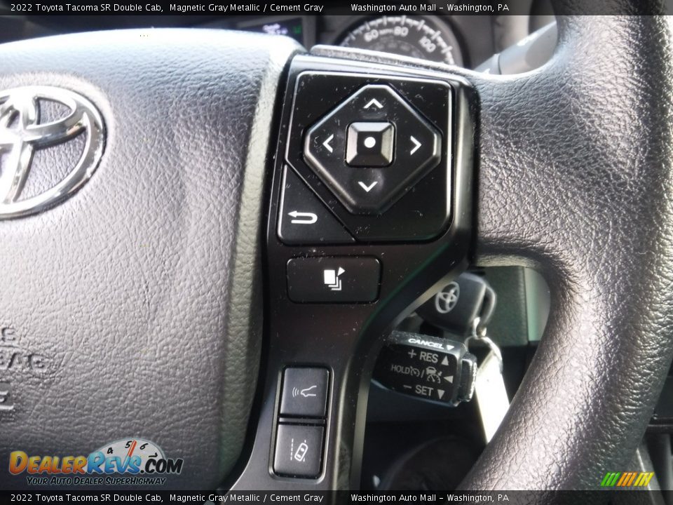 2022 Toyota Tacoma SR Double Cab Steering Wheel Photo #8
