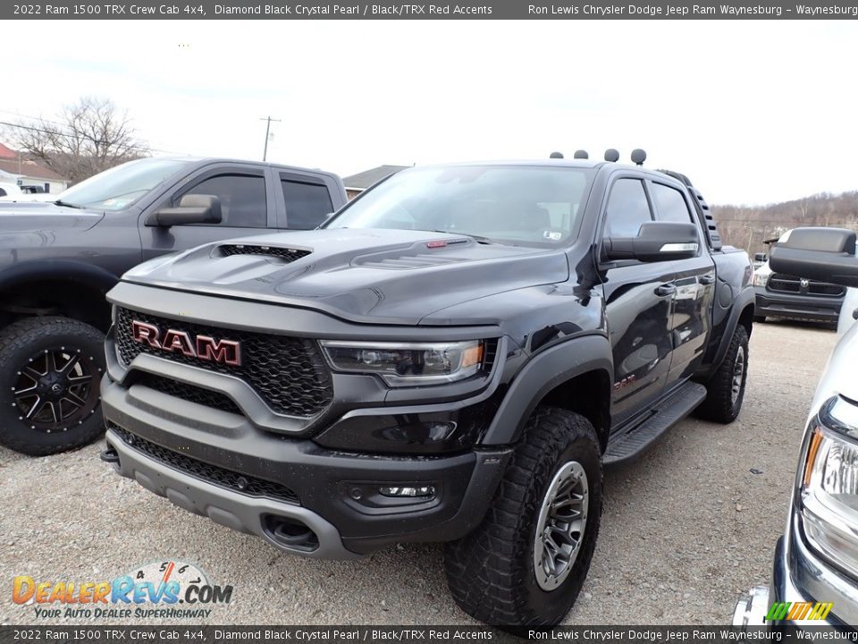 2022 Ram 1500 TRX Crew Cab 4x4 Diamond Black Crystal Pearl / Black/TRX Red Accents Photo #1