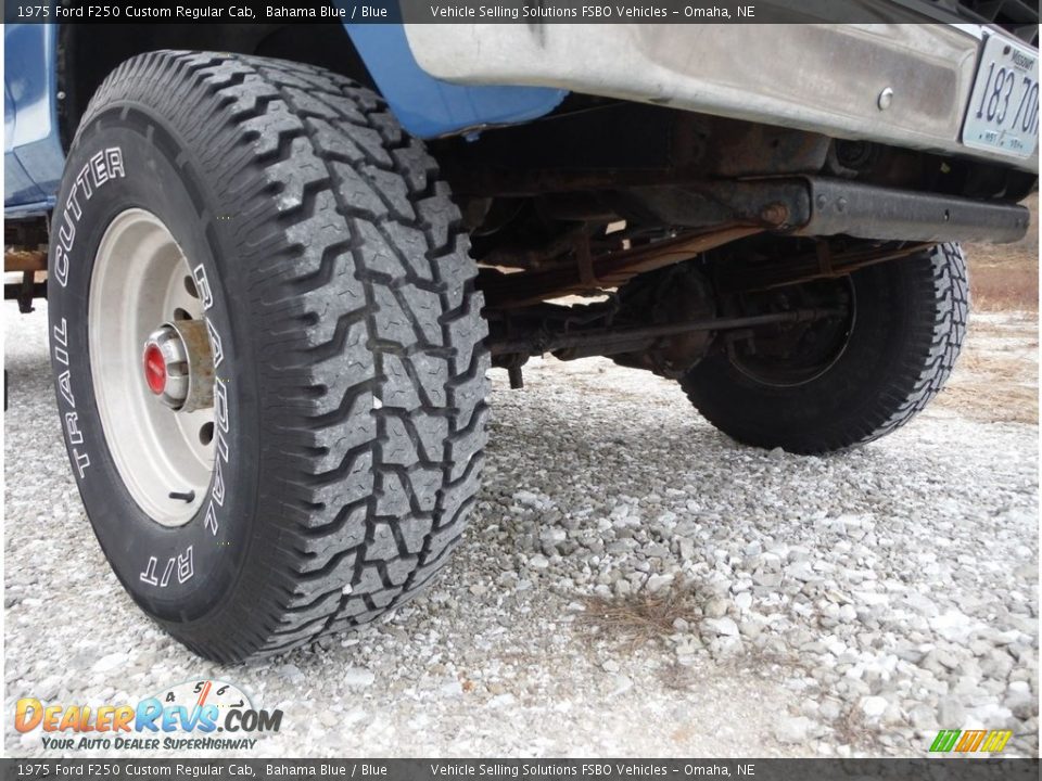 Undercarriage of 1975 Ford F250 Custom Regular Cab Photo #14