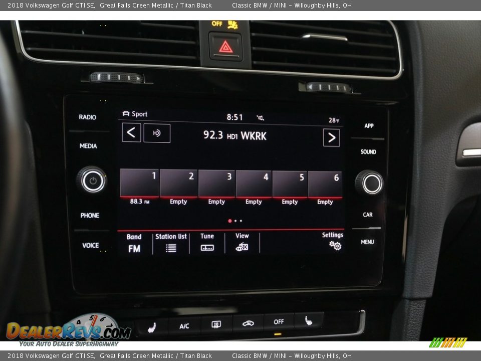 Controls of 2018 Volkswagen Golf GTI SE Photo #10