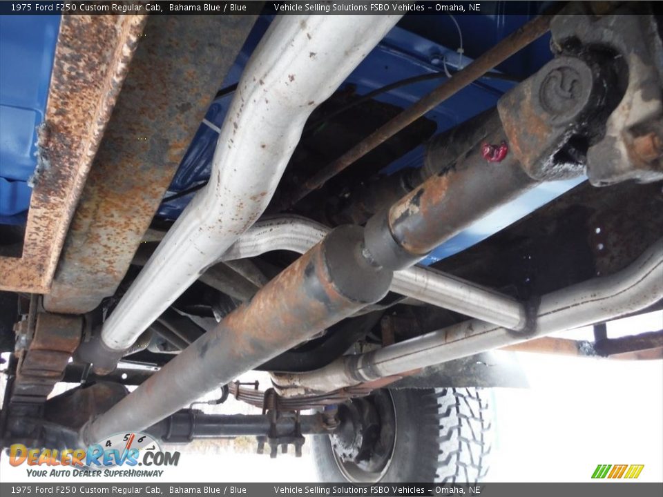 Undercarriage of 1975 Ford F250 Custom Regular Cab Photo #23