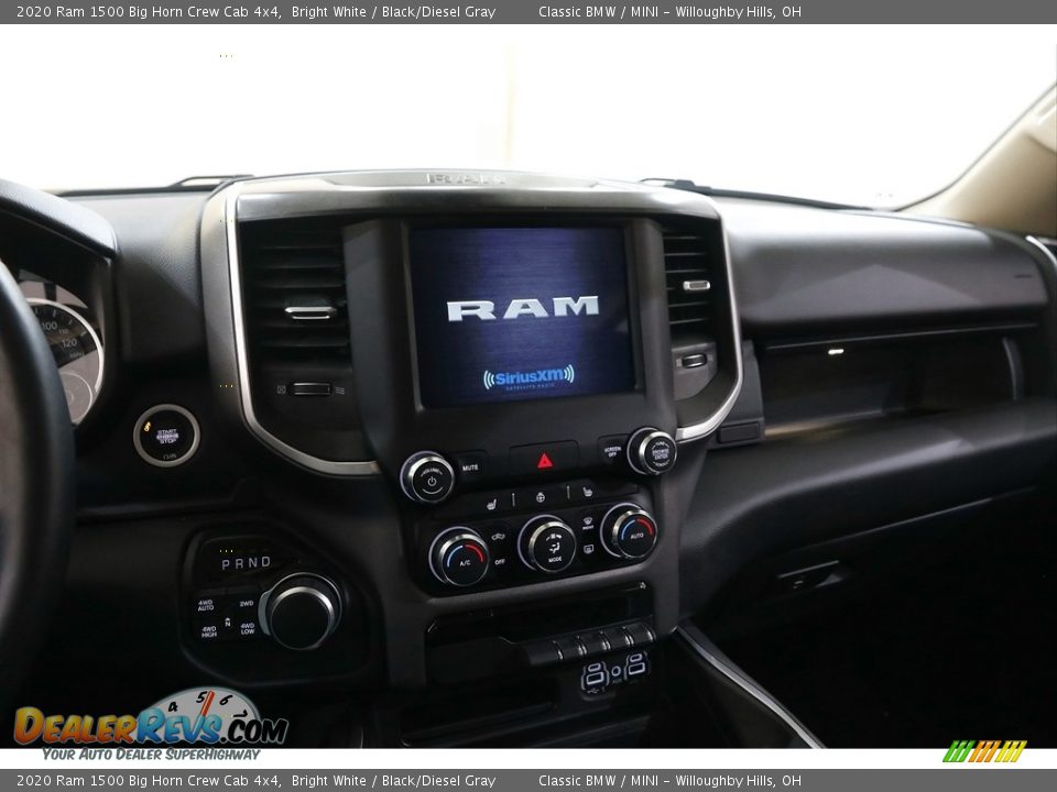 2020 Ram 1500 Big Horn Crew Cab 4x4 Bright White / Black/Diesel Gray Photo #9