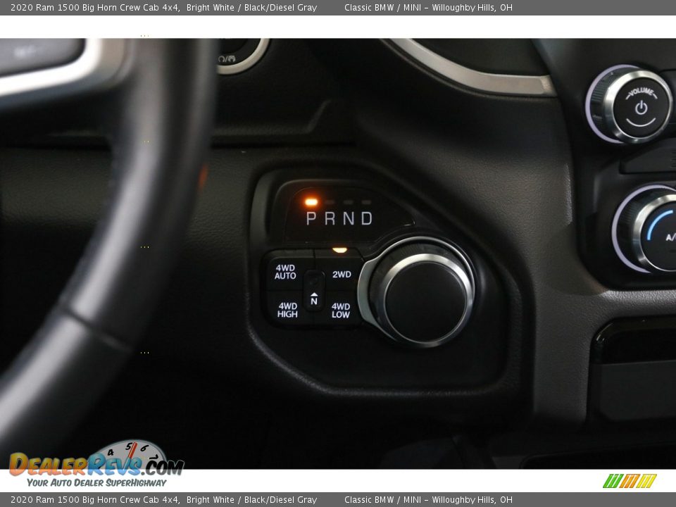 2020 Ram 1500 Big Horn Crew Cab 4x4 Bright White / Black/Diesel Gray Photo #15