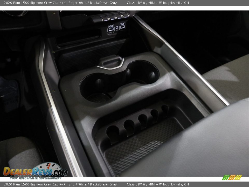 2020 Ram 1500 Big Horn Crew Cab 4x4 Bright White / Black/Diesel Gray Photo #16