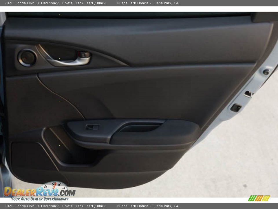 2020 Honda Civic EX Hatchback Crystal Black Pearl / Black Photo #33