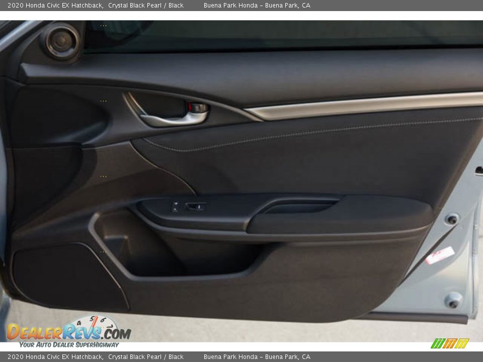 2020 Honda Civic EX Hatchback Crystal Black Pearl / Black Photo #34