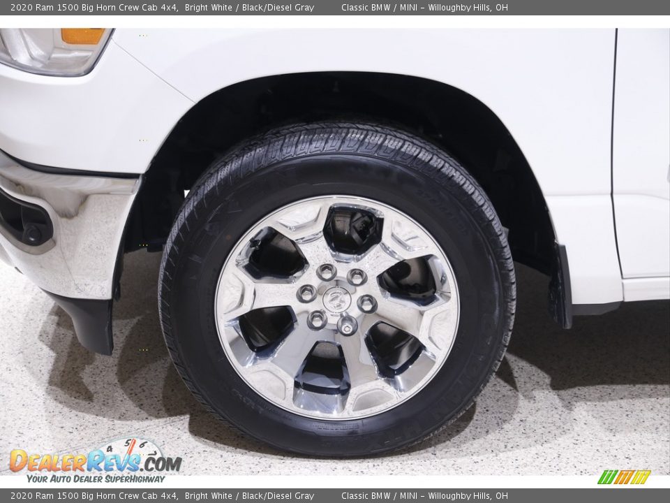 2020 Ram 1500 Big Horn Crew Cab 4x4 Bright White / Black/Diesel Gray Photo #23