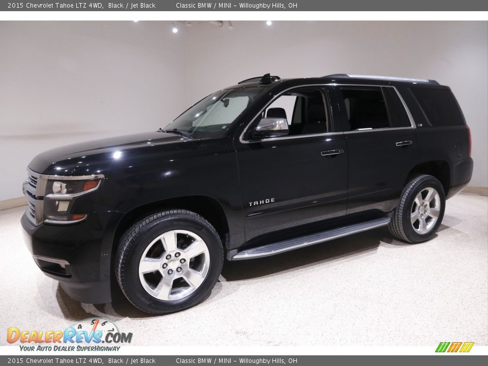 2015 Chevrolet Tahoe LTZ 4WD Black / Jet Black Photo #3