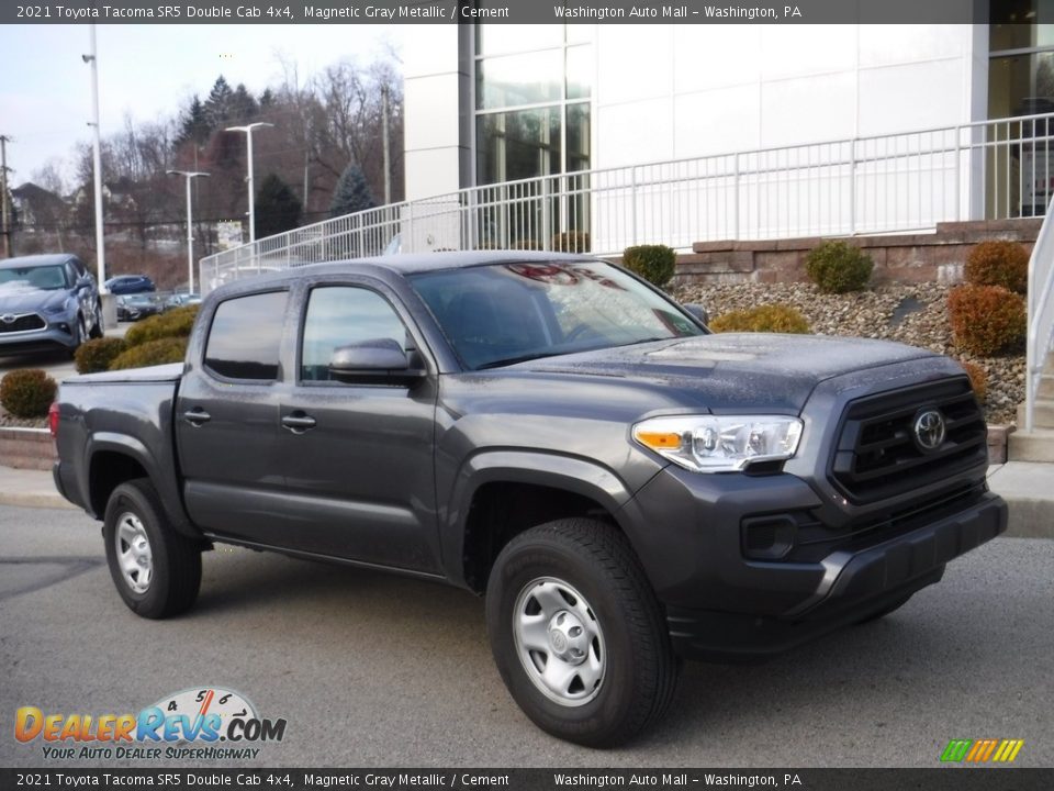 2021 Toyota Tacoma SR5 Double Cab 4x4 Magnetic Gray Metallic / Cement Photo #1