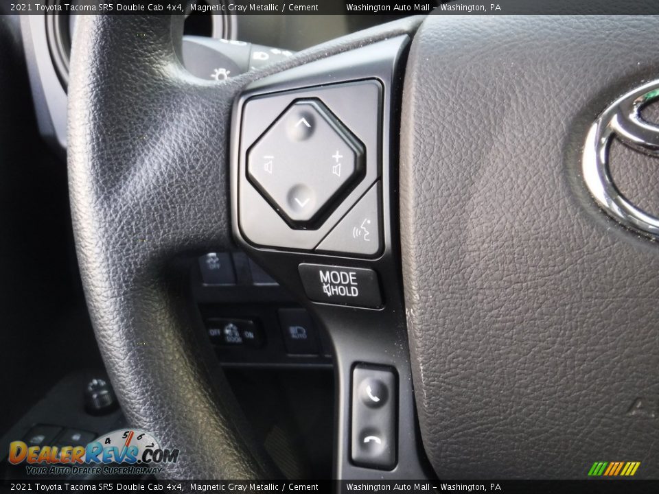 2021 Toyota Tacoma SR5 Double Cab 4x4 Magnetic Gray Metallic / Cement Photo #9