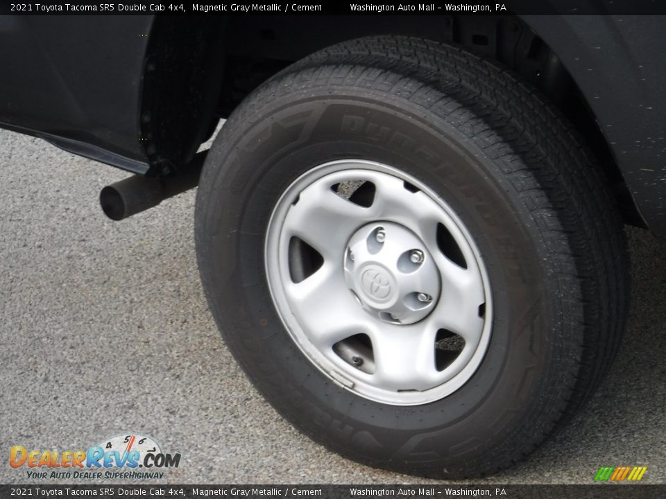 2021 Toyota Tacoma SR5 Double Cab 4x4 Magnetic Gray Metallic / Cement Photo #11