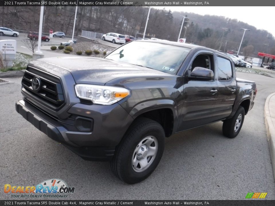 2021 Toyota Tacoma SR5 Double Cab 4x4 Magnetic Gray Metallic / Cement Photo #14