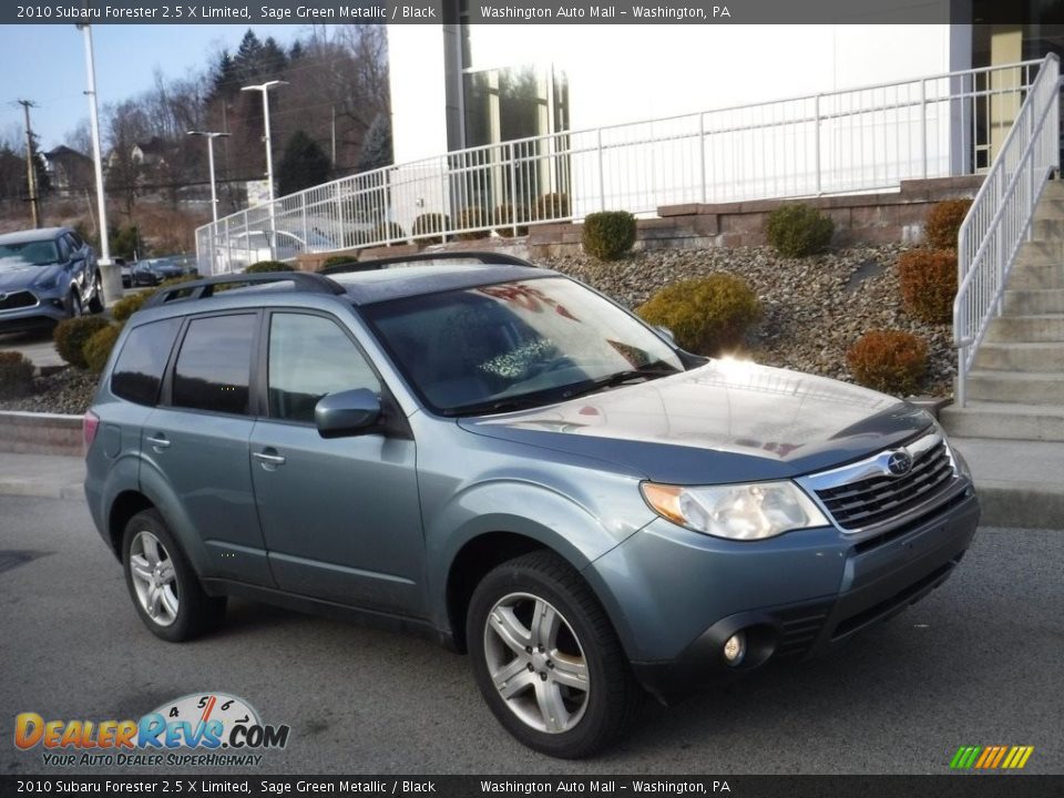 2010 Subaru Forester 2.5 X Limited Sage Green Metallic / Black Photo #1